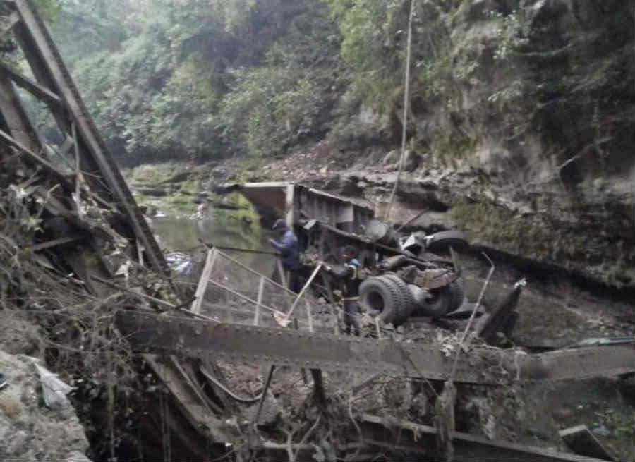 Dehradun bridge collapse two people died